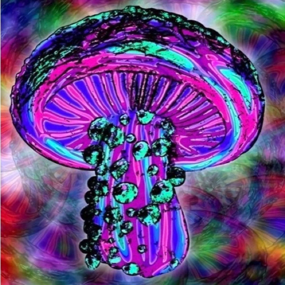 Mushroom Tapestry Wall Decor